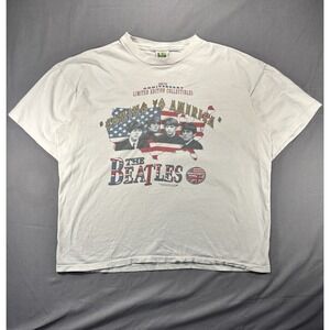 Vintage 1994 The Beatles Coming To America 30th Anniv. Men's XL Single Stitch